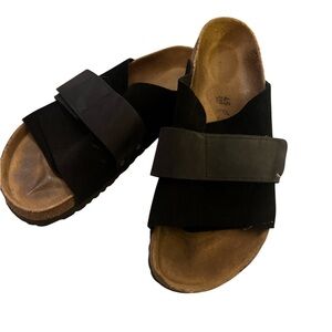 Birkenstock Black Leather Sandals